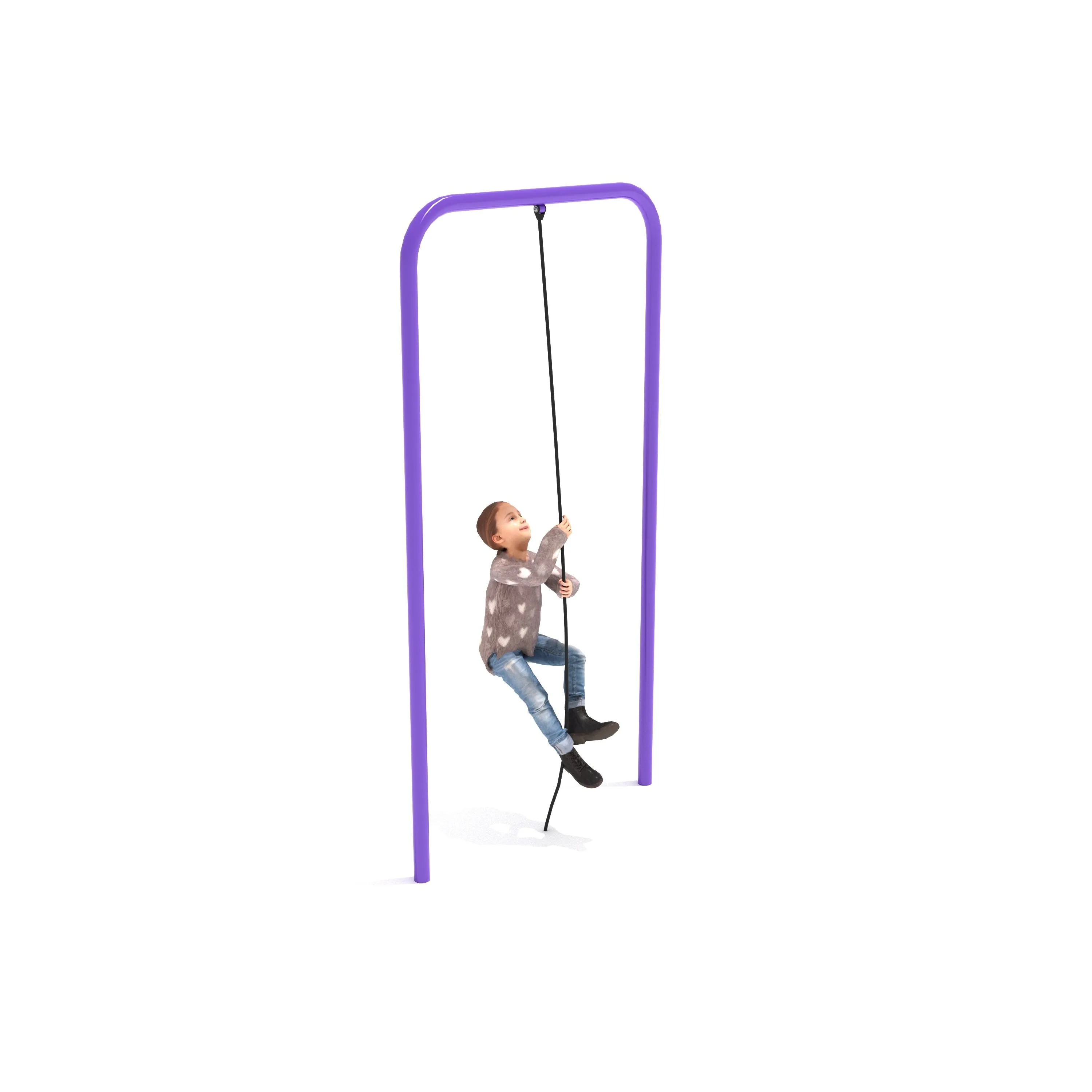 Kid's Gym Single Rope Climber